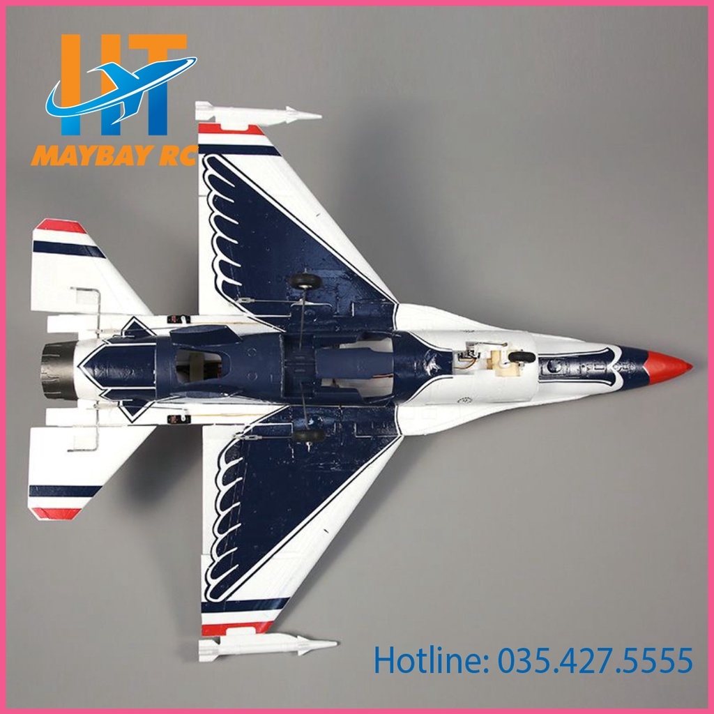 KIT máy bay điều khiển F16 sải 78cm dài 101cm EPO