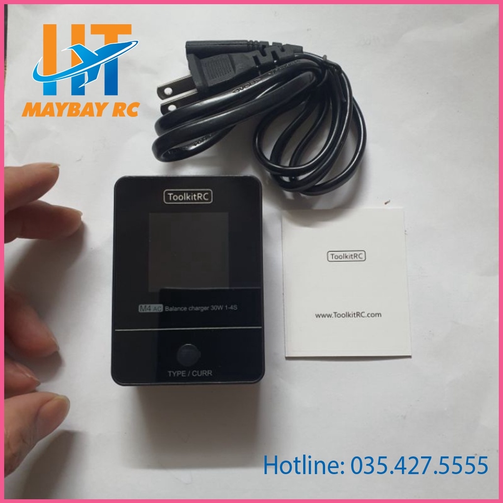 Bộ sạc pin thông minh Tootkitrc M4AC 30W 2.5A sạc cân băng