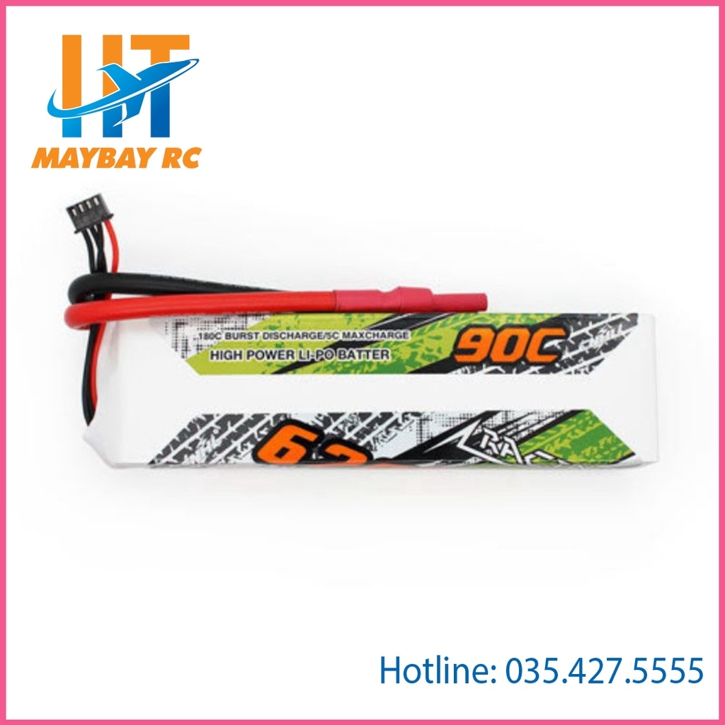 CNHL Racing Series 6200mAh 11.1V 3S 90C jack6.5mm 100% chính hãng