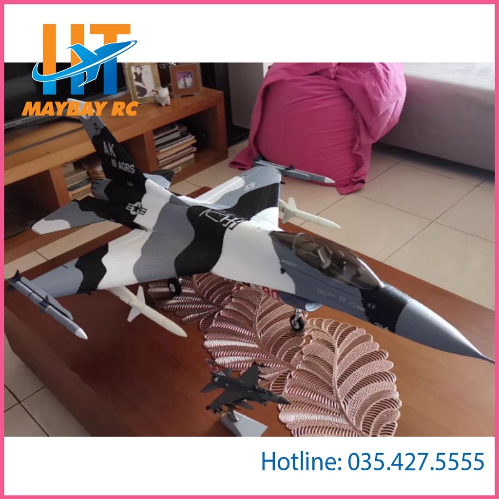 Máy Bay Điều Khiển Freewing F-16 70mm V2 Fighting Falcon