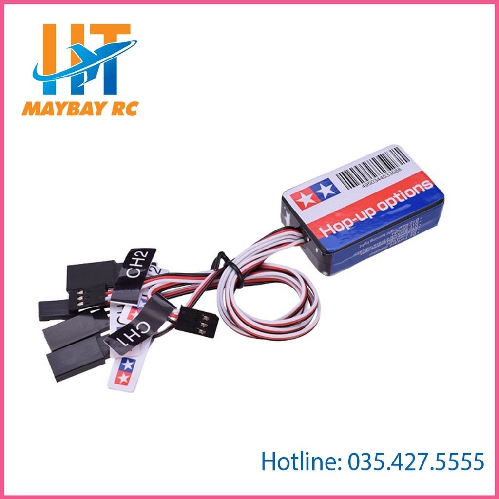 Hệ thống đèn 12 bóng cho xe đồ chơi điều khiển từ xa RC cho 1/10 Tamiya Hop-up Drift