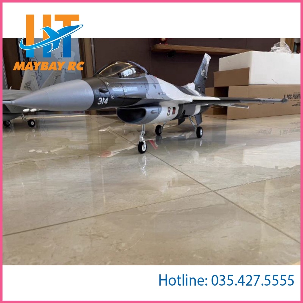 Máy Bay Điều Khiển Freewing F-16 70mm V2 Fighting Falcon