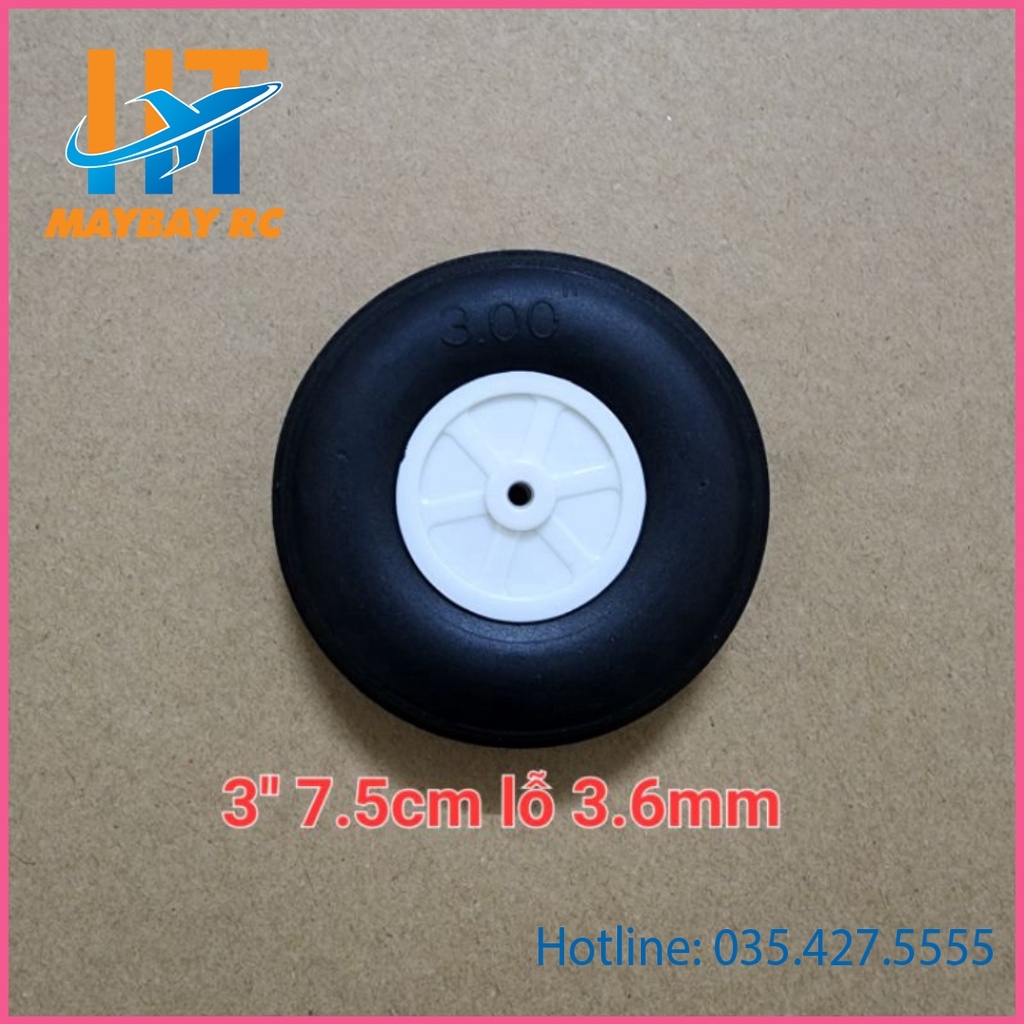 Bánh xe cỡ lớn lắp cho máy bay điều khiển