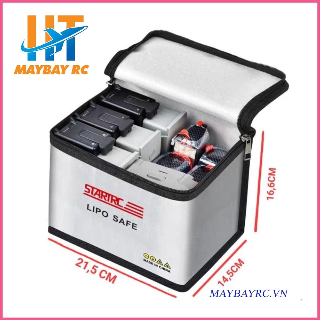 Túi đựng pin máy bay điều khiển chống cháy loại xịn