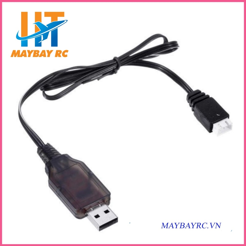 Cáp sạc usb cho pin lipo / lion 7.4v 2s máy bay, tàu xe...