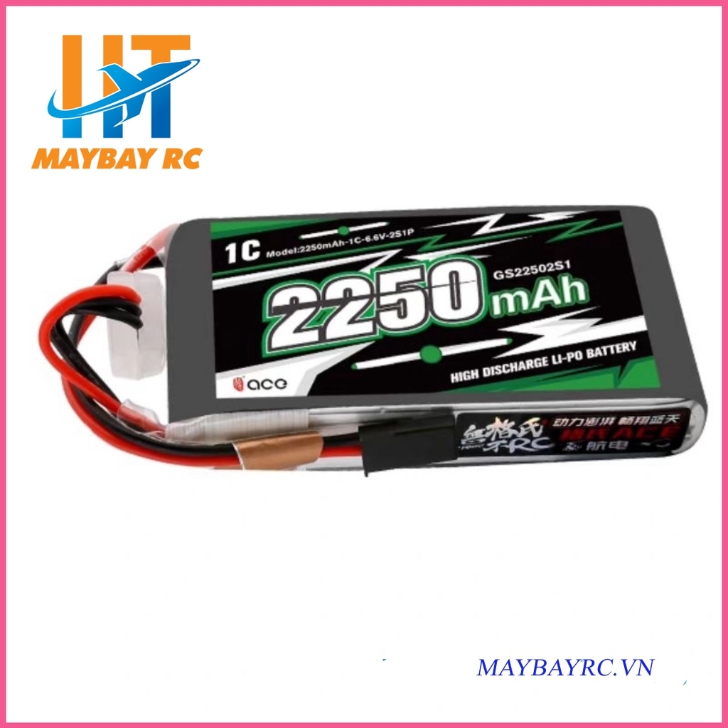 Pin Gens LiFe 6.6V 2250mah 1C cho TX Futaba
