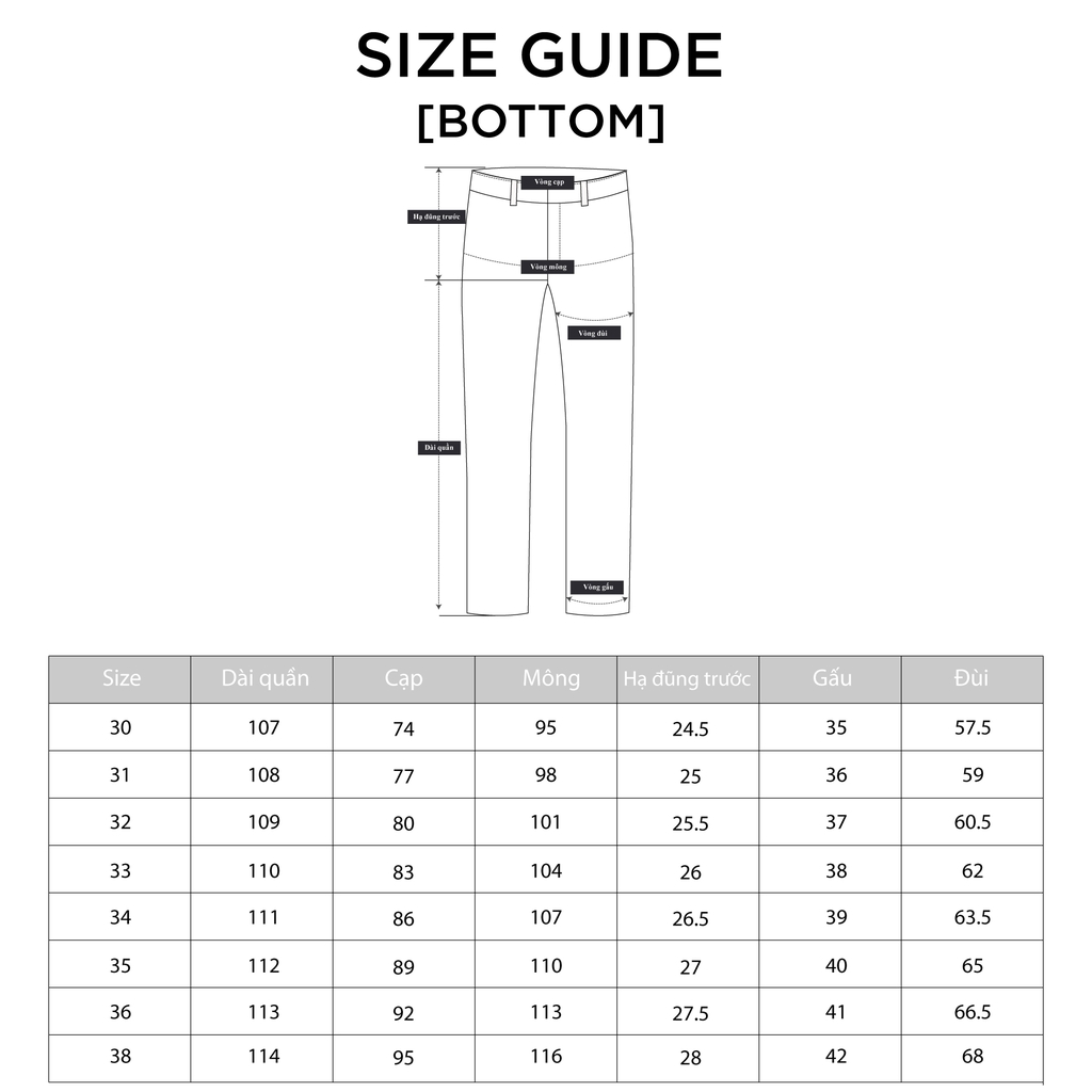 Quần Golf Nam Flexfit Bottom - UV Shield