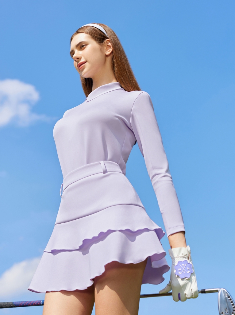 Chân váy golf dáng xòe Purple Ellen Skirt