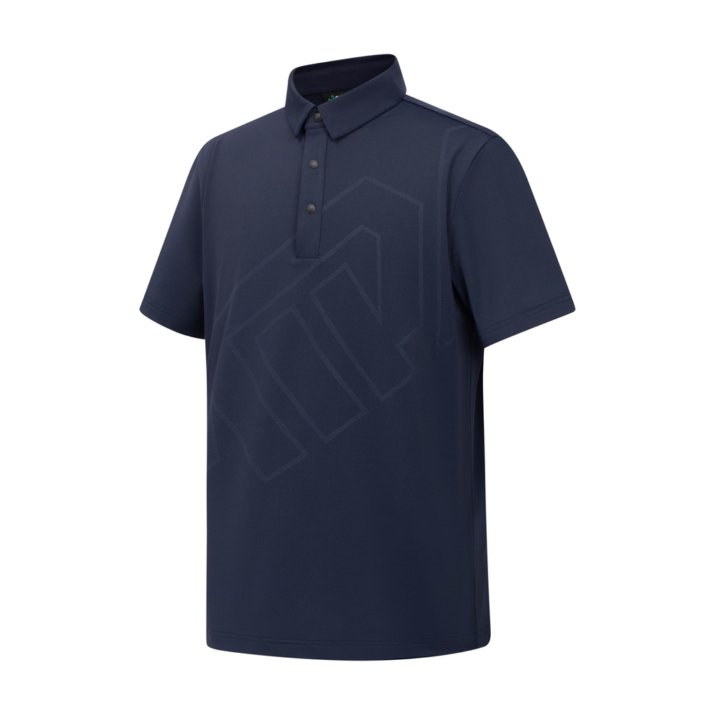 Áo golf T-shirt nam cổ đức ngắn tay Navy Jeffrey Top