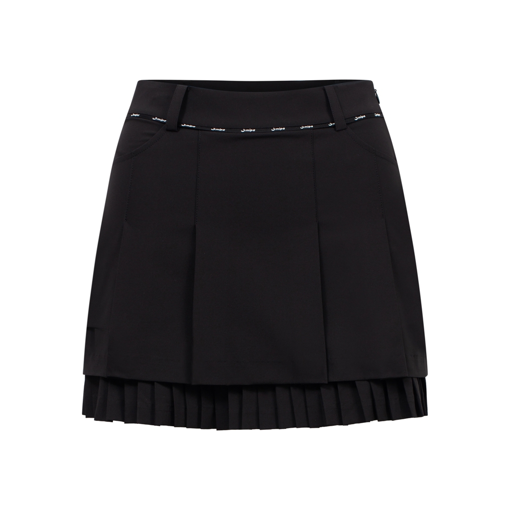 Chân váy golf chữ A Black Serena Skirt