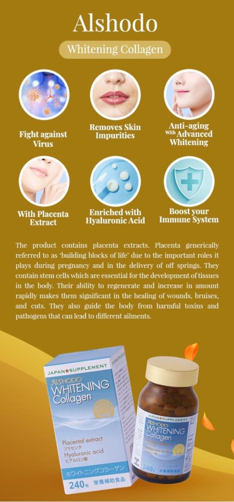 WHITENING COLLAGEN- VIÊN UỐNG TRẮNG DA MỜ THÂM NÁM