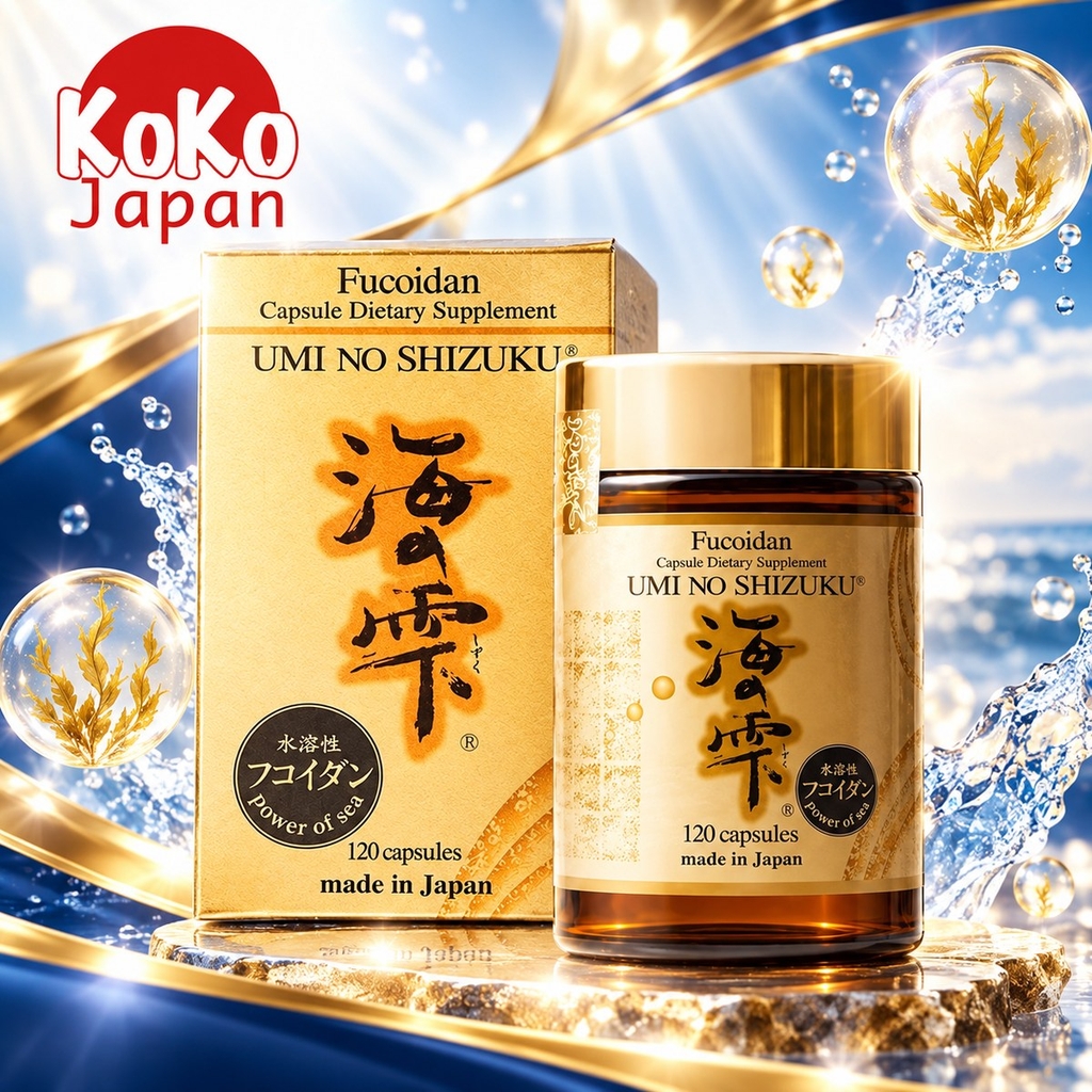 Fucoidan Capsule Dietary Supplement Umino Shizuku  120 Viên