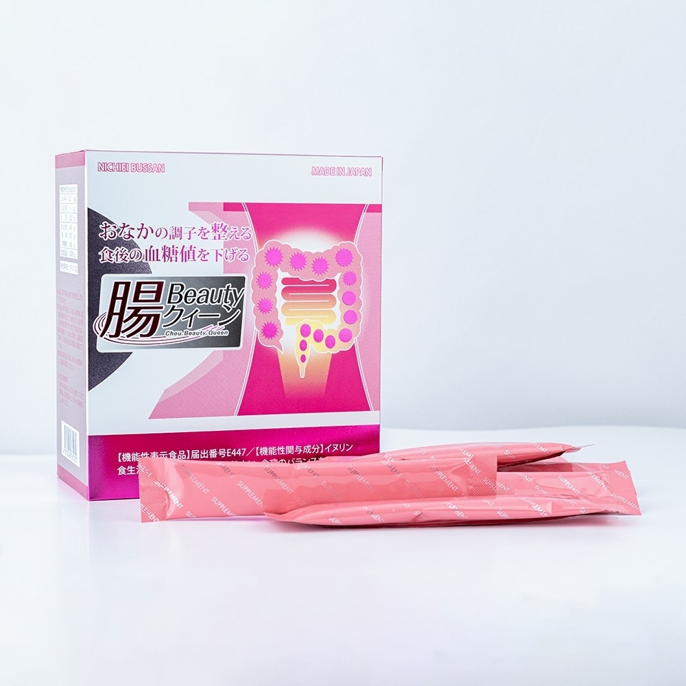 Bột uống men lợi khuẩn Nichiei Bussan Chou Beauty Queen 30 gói