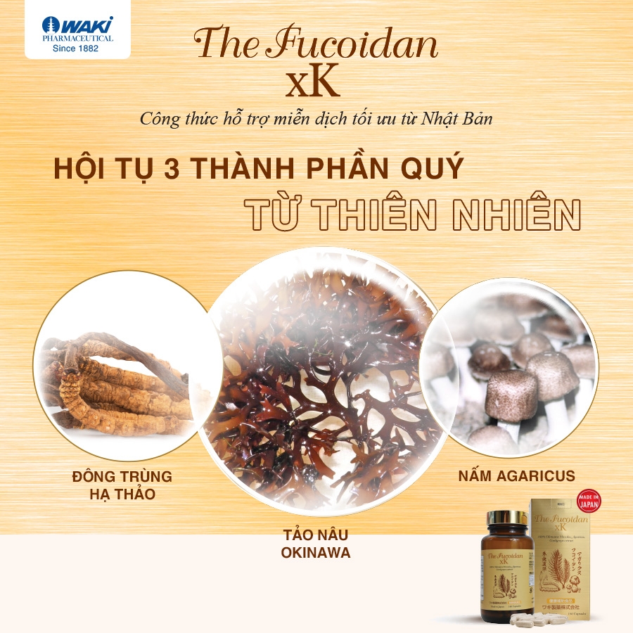 The Fucoidan xK (180 viên)