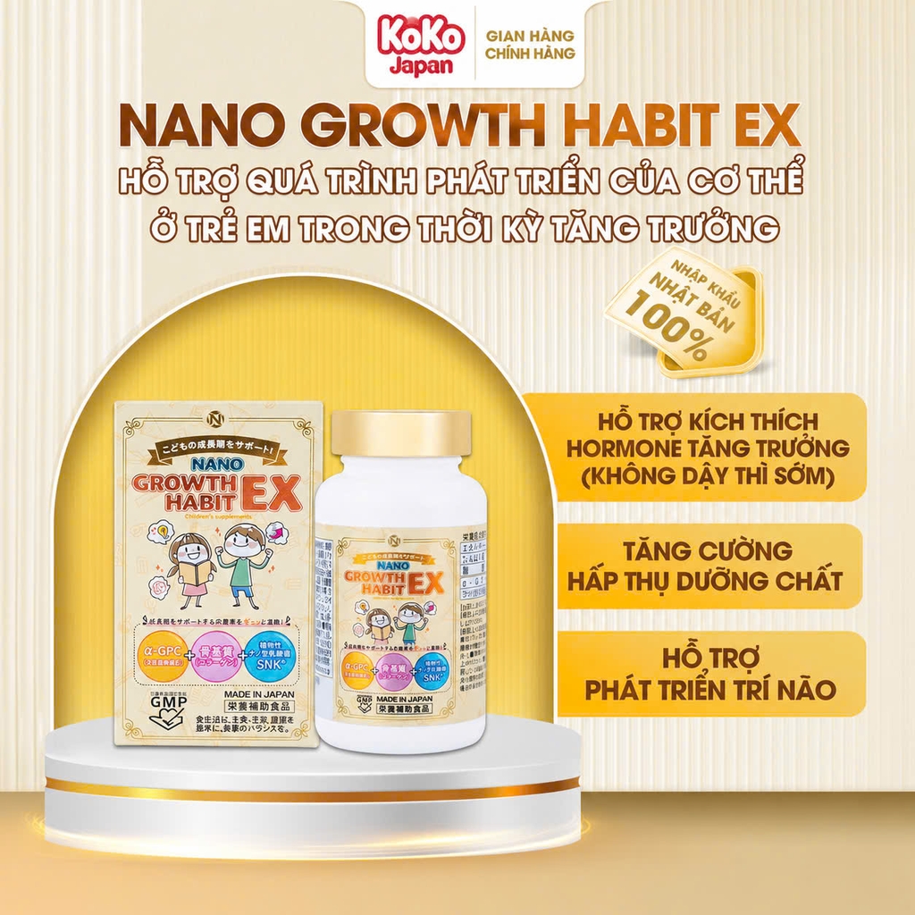 NANO GROWTH HABIT EX 120 viên