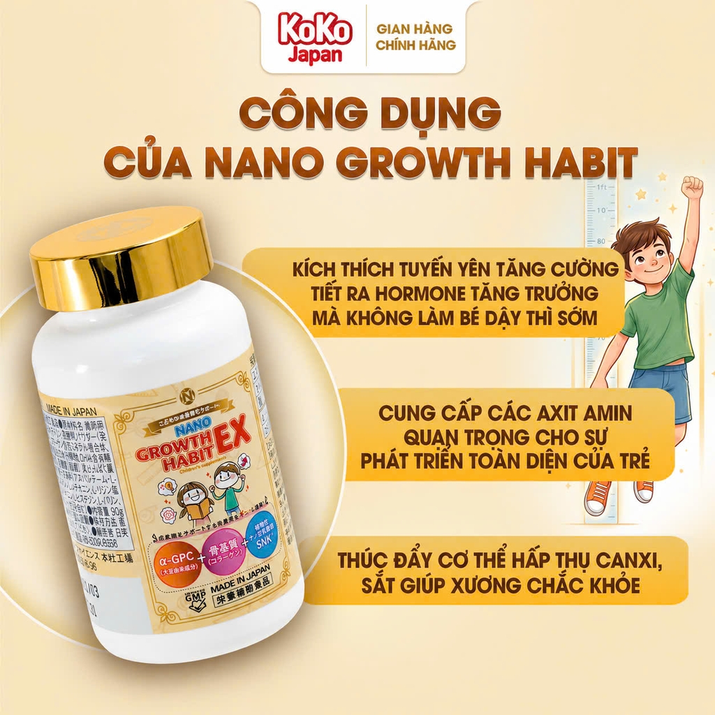 NANO GROWTH HABIT EX 120 viên