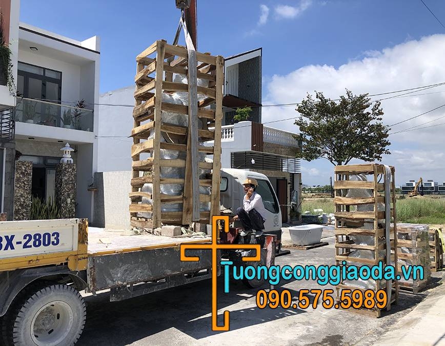 Đóng tượng thánh giuse vào pallet gỗ an toàn