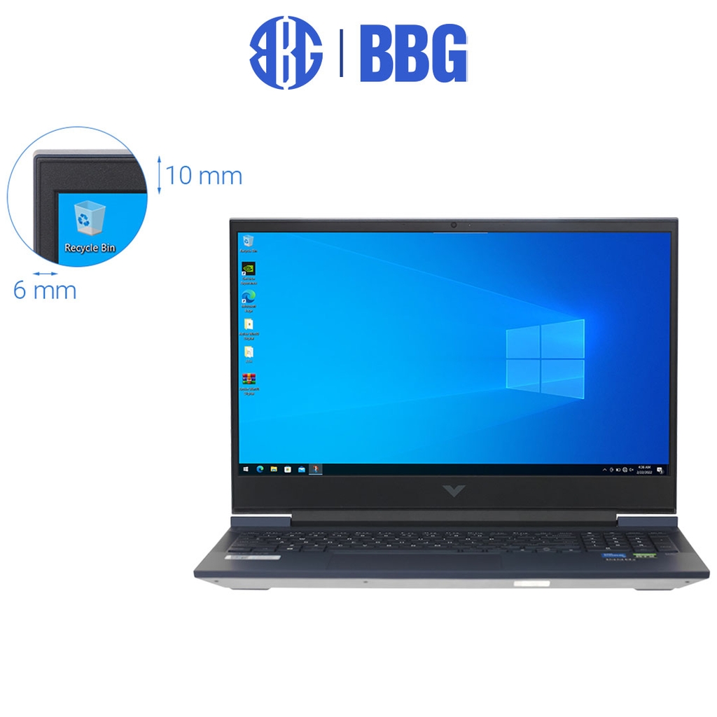 Máy tính xách tay Laptop HP VICTUS 16-d0197TX (Core i7-11800H/16GB RAM/512GB+32GSSD/RTX 3060 6GB/16.1