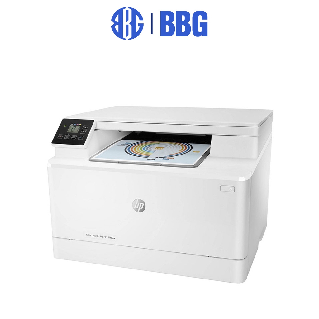 Máy in màu đa chức năng HP Color LaserJet Pro MFP M182n -7KW54A