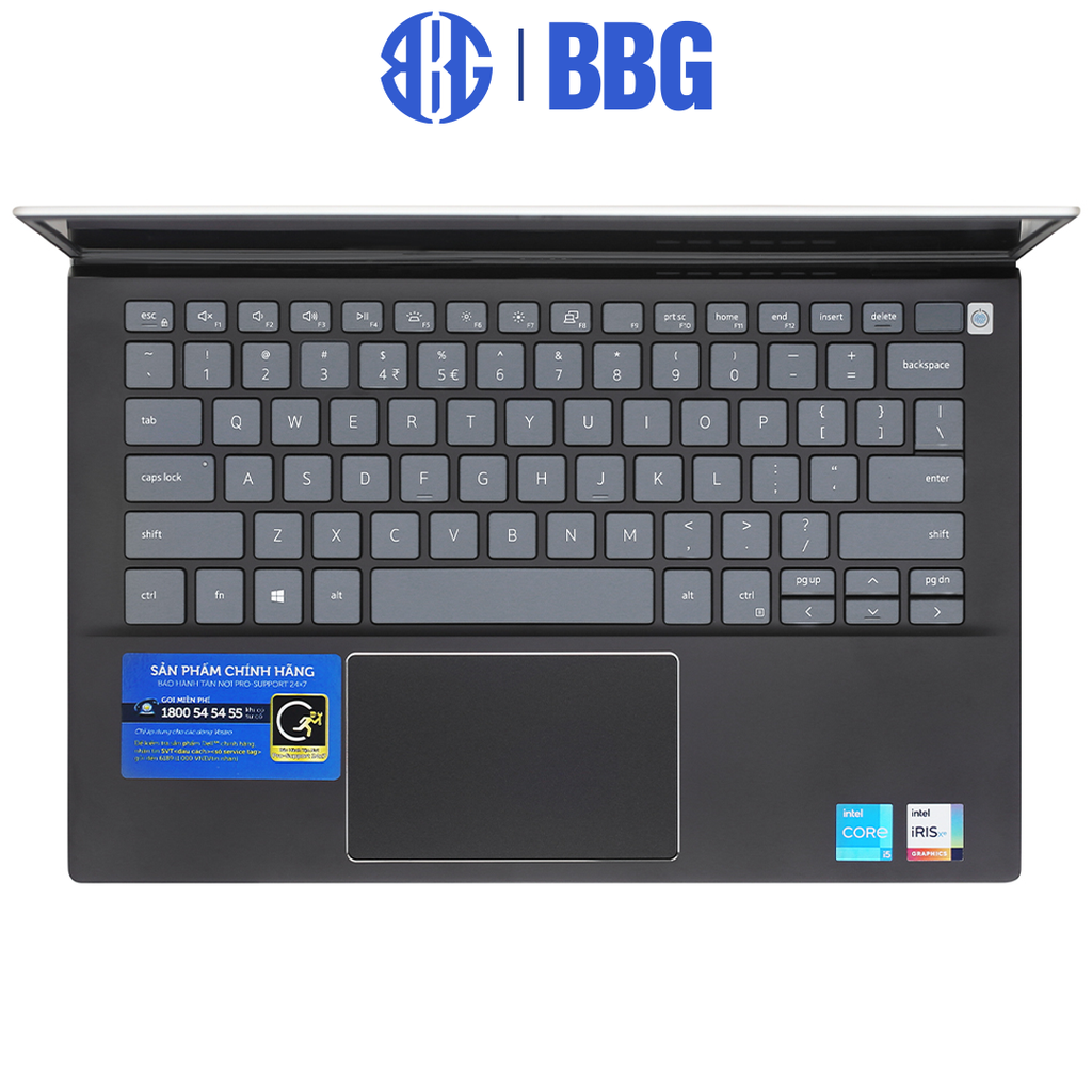 Máy tính xách tay Laptop DELL VOSTRO 13 5301/i5-1135G7/8GD4/512SSD/13.3FHD/FP/3C40WHr/XÁM/W10SL/LED_KB/ProSup