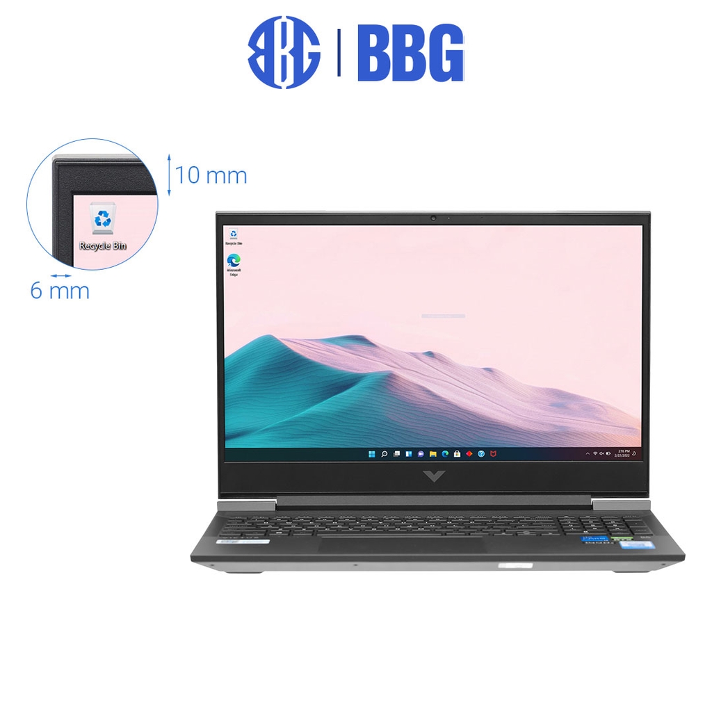 Máy tính xách tay Laptop HP VICTUS 16-e0175AX (Ryzen 5 5600H,8GB RAM,512GB SSD,RTX 3050,16.1