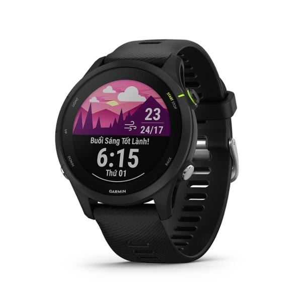 Đồng hồ thông minh Forerunner 255, Tùy chọn Music, GPS, Xám/xanh/đen/trắng, KOR/SEA