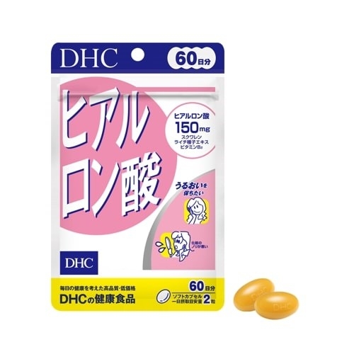 Viên uống DHC Hyaluronic Acid giúp giữ ẩm, cấp nước