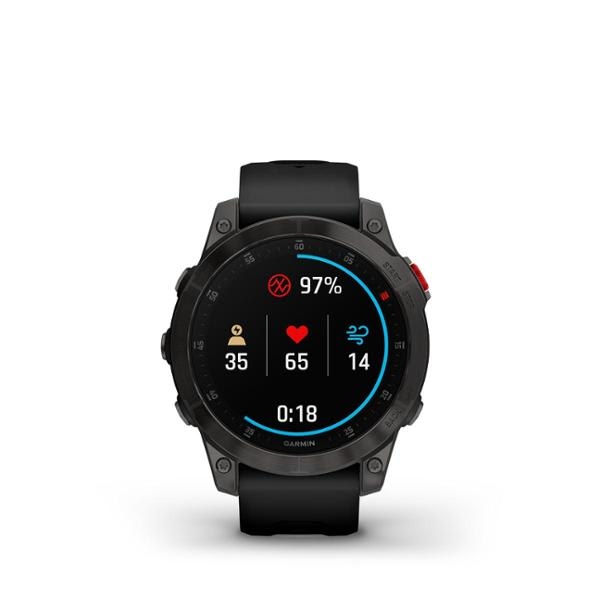 Đồng hồ thông minh epix Gen 2, Đen/Trắng/Sáng DLC Titanium với Dây Silicone,SEA