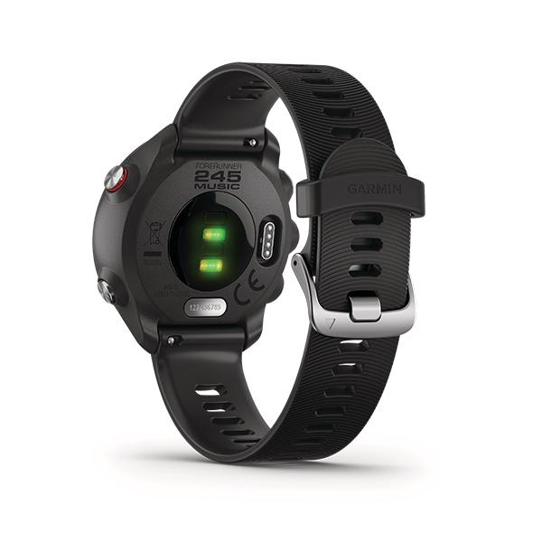 Đồng hồ thông minh Forerunner 245 phiên bản có âm nhạc, GPS, SEA, Đen/Đỏ/Xanh