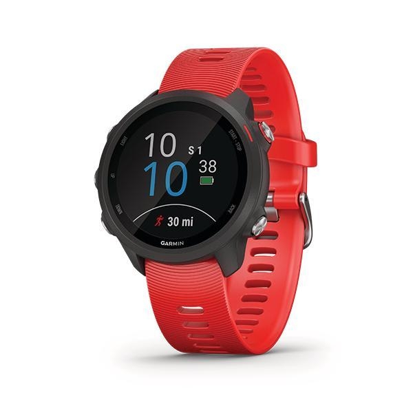 Đồng hồ thông minh Forerunner 245 phiên bản có âm nhạc, GPS, SEA, Đen/Đỏ/Xanh