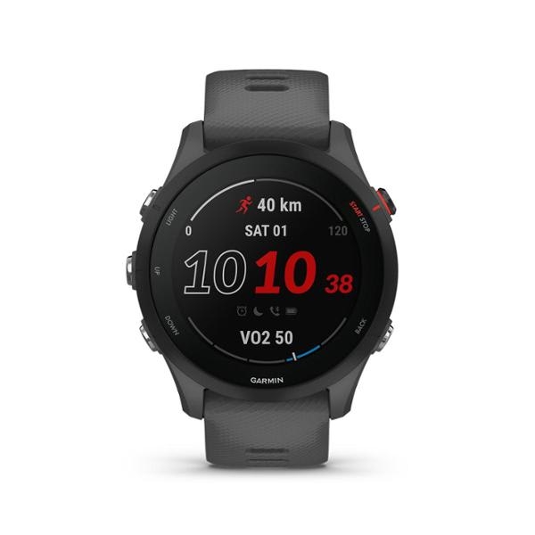 Đồng hồ thông minh Forerunner 255, Tùy chọn Music, GPS, Xám/xanh/đen/trắng, KOR/SEA