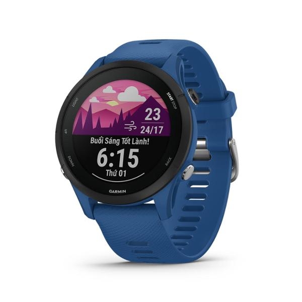 Đồng hồ thông minh Forerunner 255, Tùy chọn Music, GPS, Xám/xanh/đen/trắng, KOR/SEA