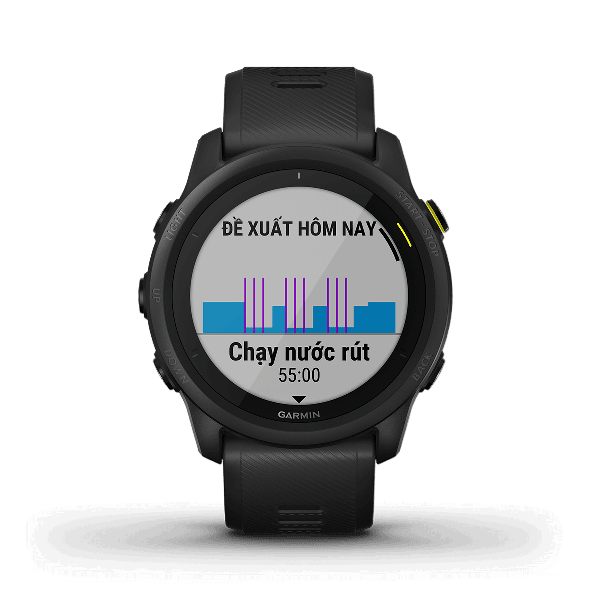 Đồng hồ thông minh Forerunner 745, GPS, SEA, Đen/Xanh/Đỏ/trắng
