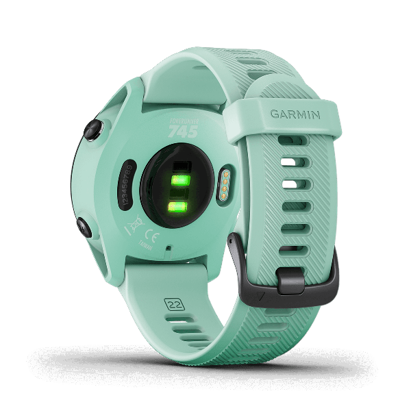 Đồng hồ thông minh Forerunner 745, GPS, SEA, Đen/Xanh/Đỏ/trắng