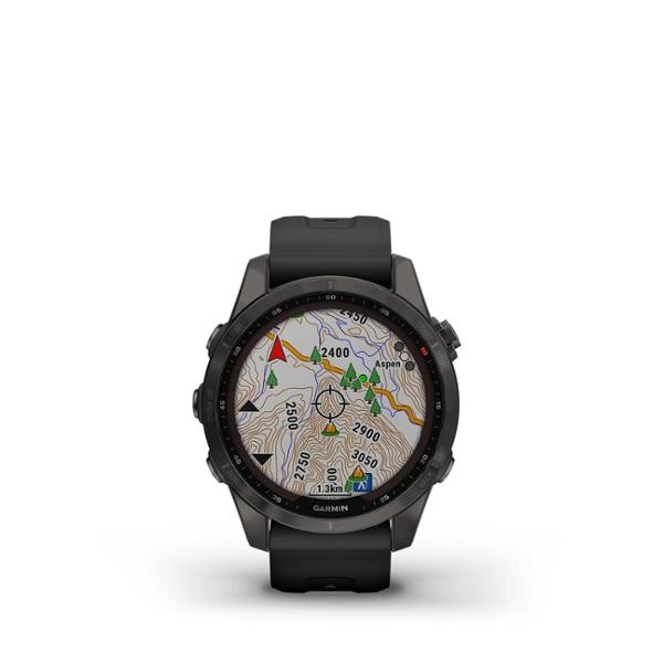 Đồng hồ thông minh fenix 7S Sapphire, Solar, Xám Carbon/Nâu/Hồng, Đồng hồ GPS, SEA