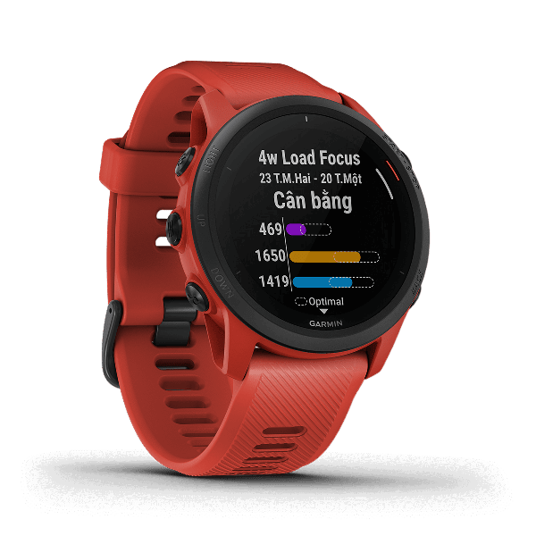 Đồng hồ thông minh Forerunner 745, GPS, SEA, Đen/Xanh/Đỏ/trắng