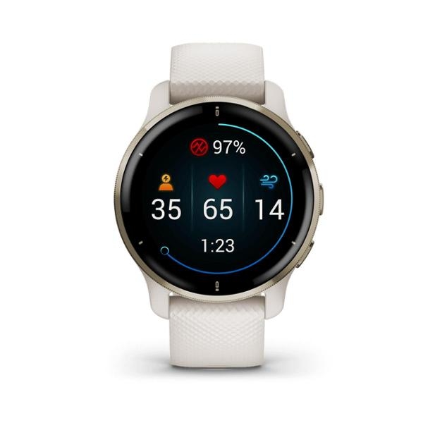 Đồng hồ thông minh Venu 2 Plus, GPS, Xám/Đen/Trắng, KOR/SEA