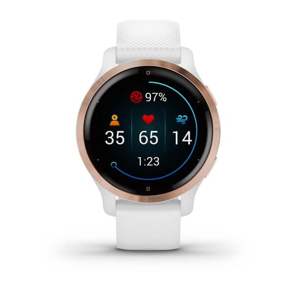 Đồng hồ thông minh Venu 2S, GPS, Wi-Fi, Xám/Vàng/Trắng/Đen, KOR/SEA