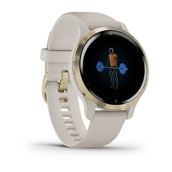 Đồng hồ thông minh Venu 2S, GPS, Wi-Fi, Xám/Vàng/Trắng/Đen, KOR/SEA
