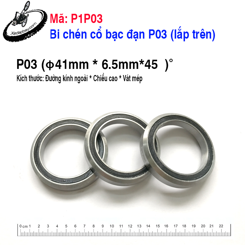 Bi chén cổ bạc đạn P03 ( lắp trên )