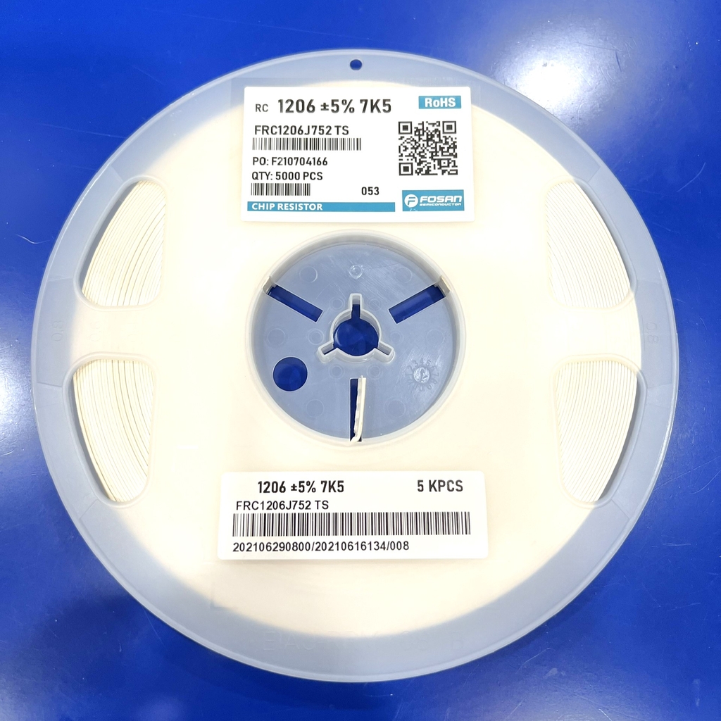 Điện trở dán SMD 1206 5% 1/4W 1M - 10M ROHS FOSAN