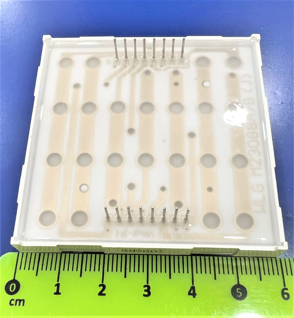 Led Ma Trận 8x8 5.0mm 2088BS 60x60mm Anode Dương chung màu đỏ điểm tròn ...