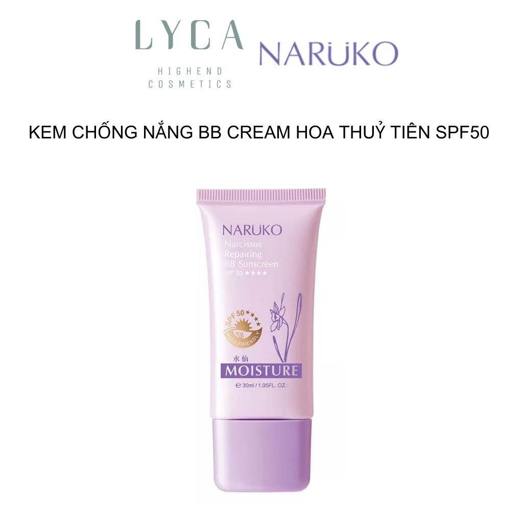 [NARUKO] Kem Chống Nắng + BB Cream Naruko Hoa Thủy Tiên SPF50 30ml