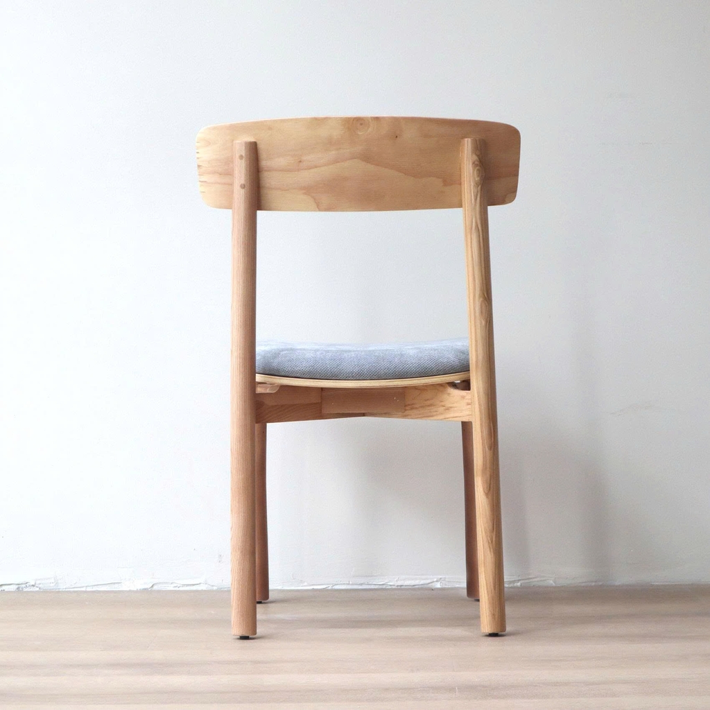 MONO, Bàn ăn 4 ghế gỗ tự nhiên DIN_002, 1300x750x760, Bàn ăn gỗ Scandi Home