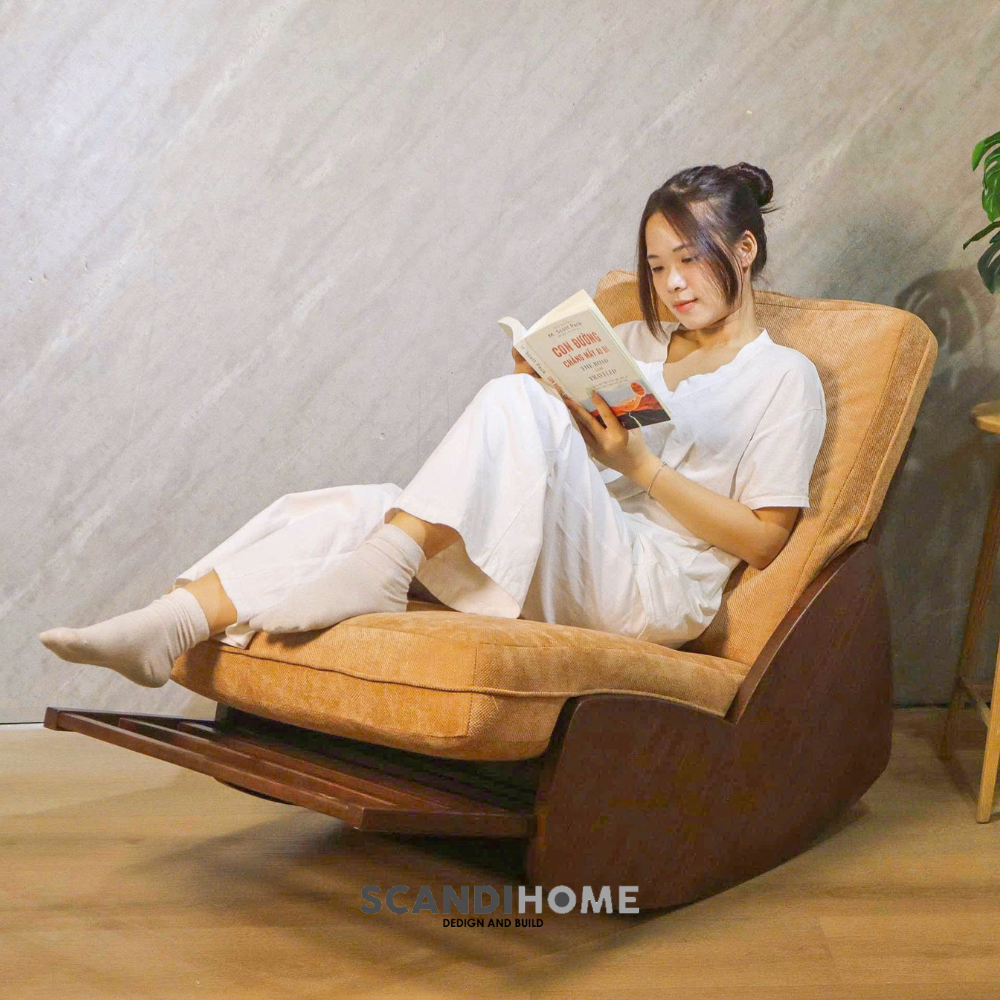 MOLN, Ghế bập bênh, ghế thư giãn SOF_001 Scandi Home, 116x67x76cm, Ghế lười