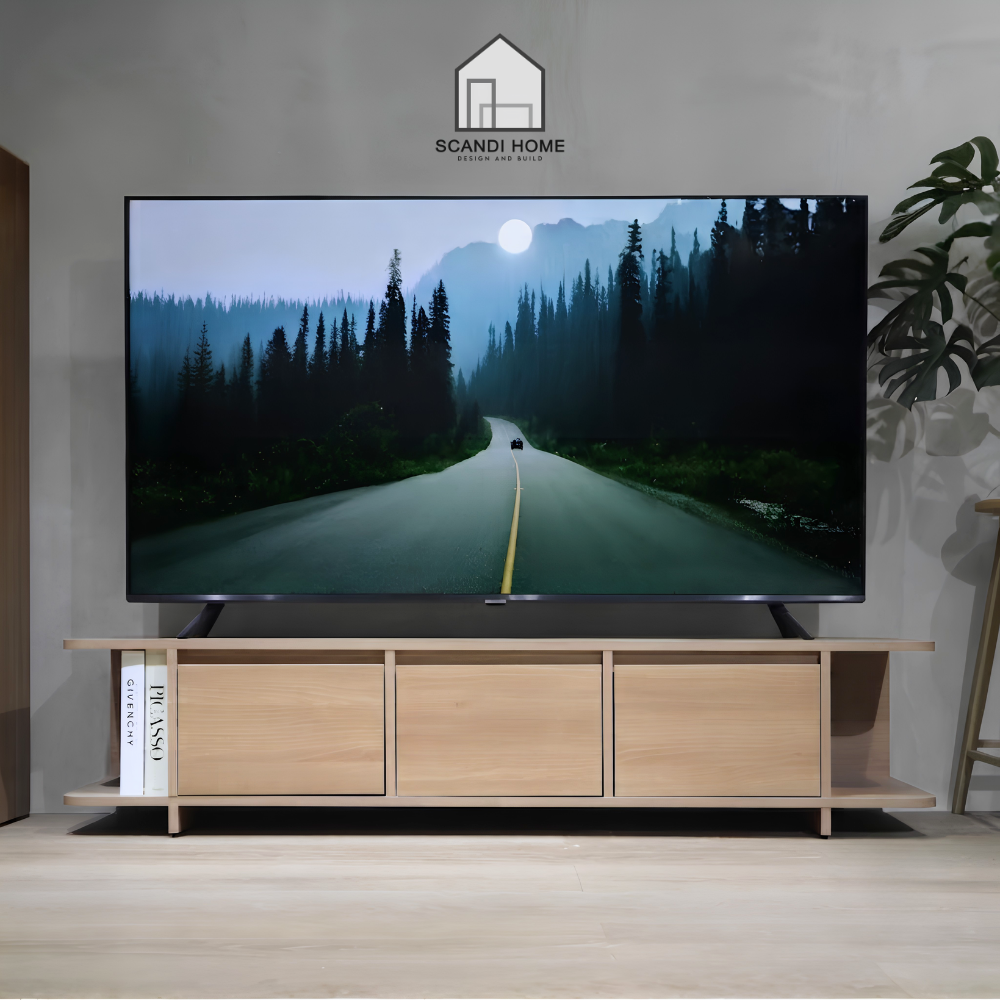 EQUILI, Kệ tivi TVD_090, 160x40x36cm, Tủ tivi phòng khách Scandi Home