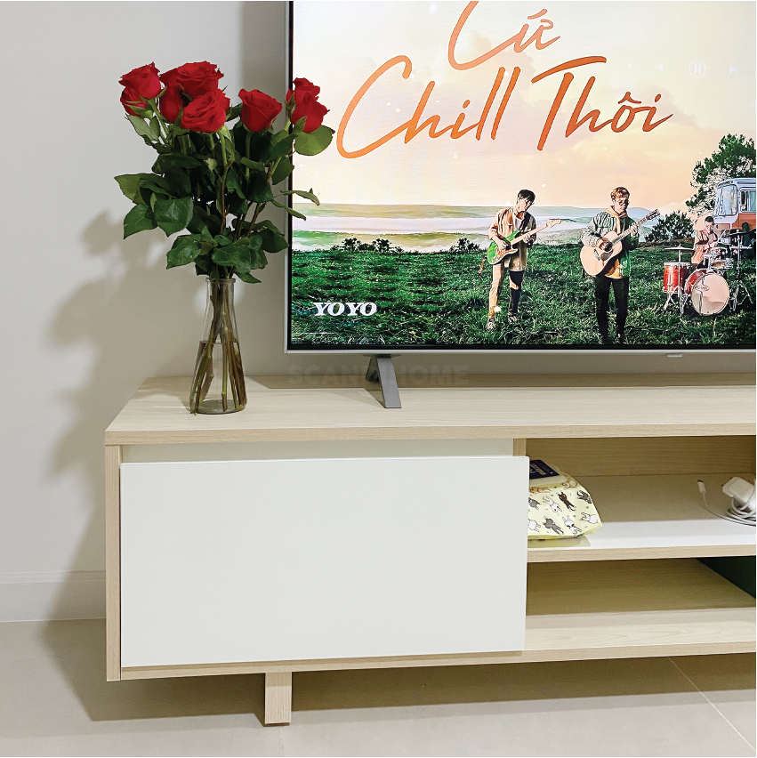 RAYA, Kệ, Tủ ti vi TVD_089 , 1600x350x400cm (Ngang x Sâu x Cao), Scandi Home
