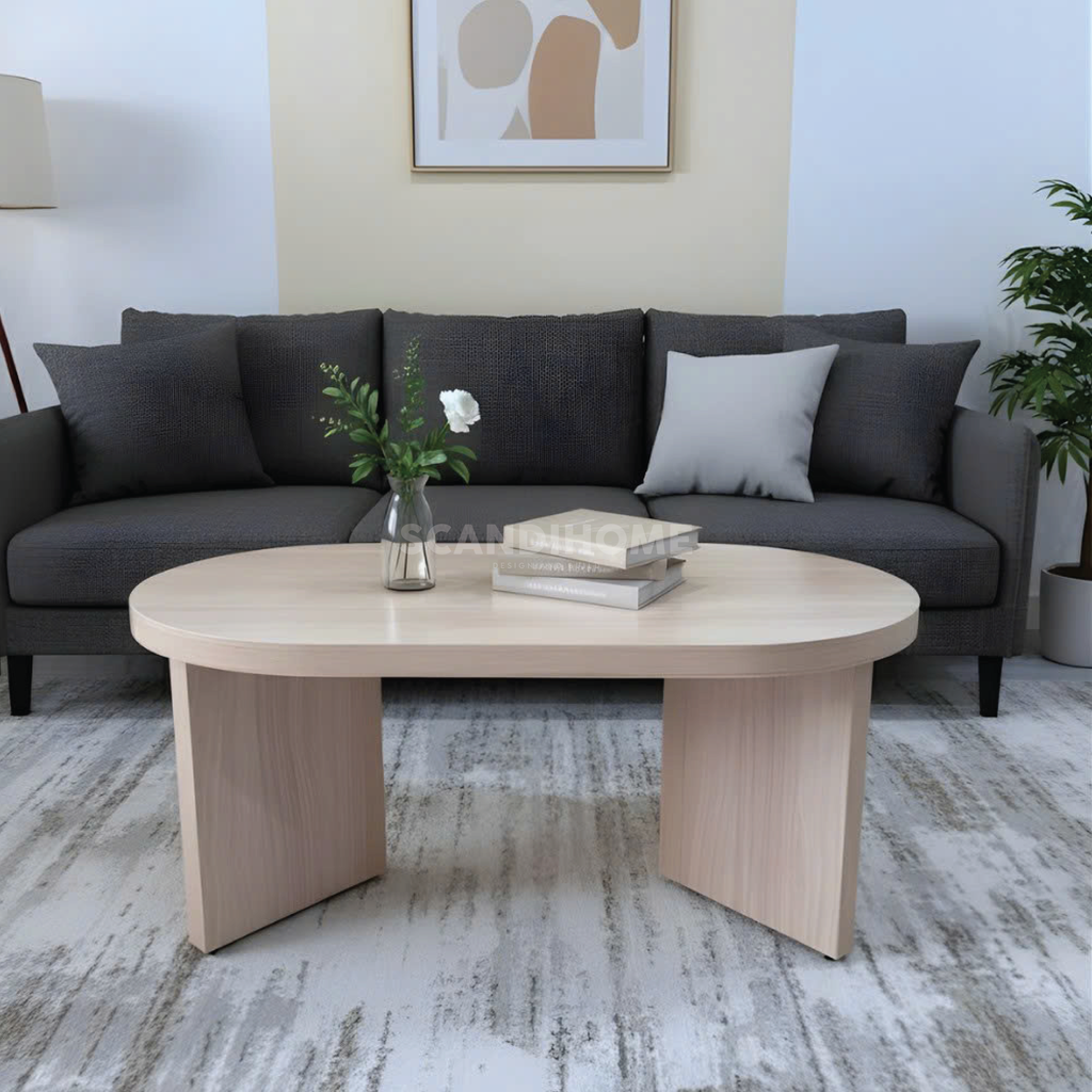 RAYA, Bàn cà phê, Bàn trà, Bàn sofa phòng khách DEK_200, 90x50x40cm, bàn trà Scandi Home