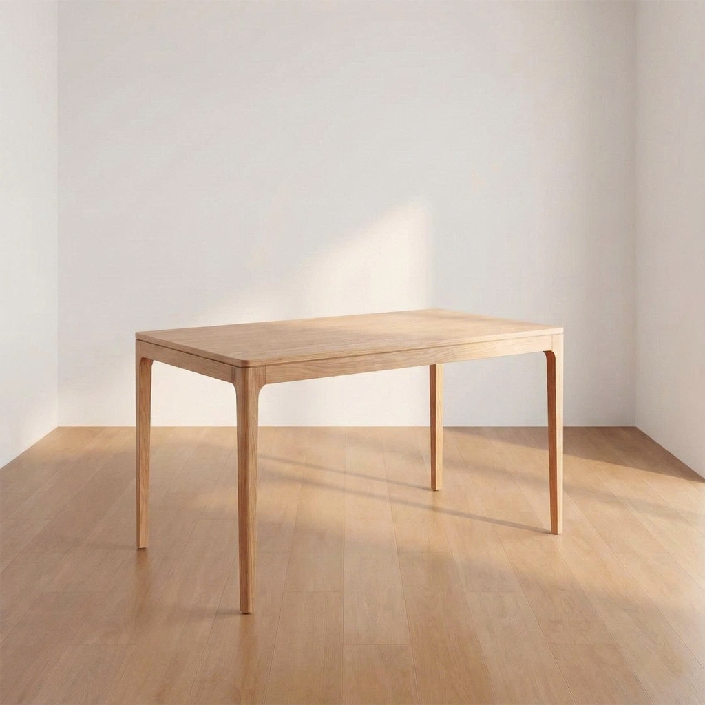 MONO, Bàn ăn 4 ghế gỗ tự nhiên DIN_002, 1300x750x760, Bàn ăn gỗ Scandi Home