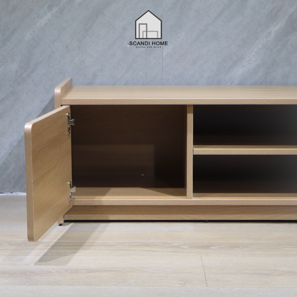 ESSENZA, Kệ tivi TVD_091, 160x40x40cm, Tủ tivi phòng khách Scandi Home